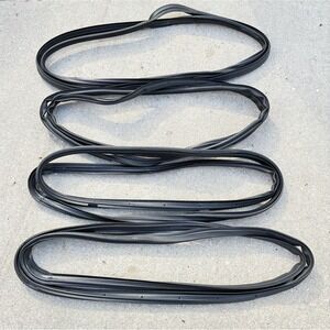 00-08 Jaguar S-Type Door Weather Stripping Seal Set of 4 Front Back Left & Right